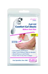 Pedi-Gel Comfort Gel Sheets 2 x3.5  (Pk/2)